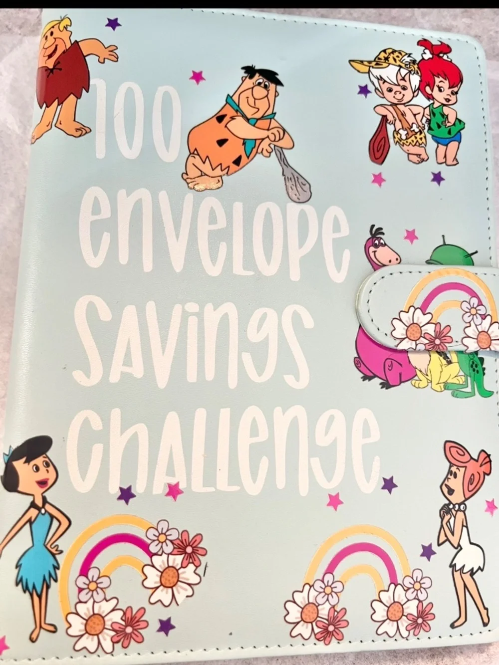 Flintstones 100 Envelope Savings Challenge Book
